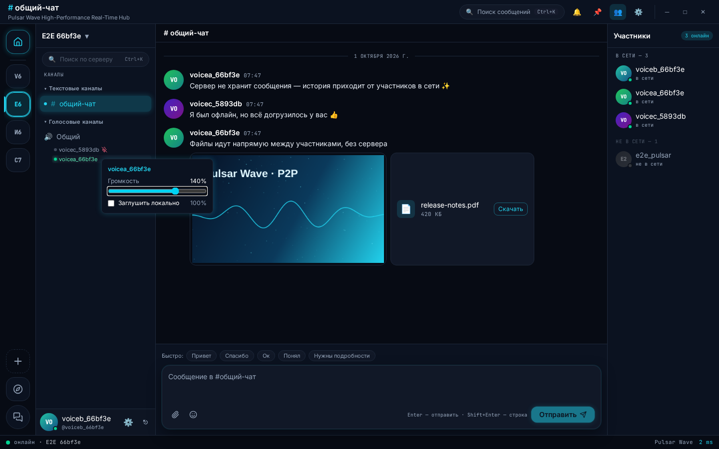 Pulsar Wave